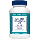 Vitamin Shoppe Večerní Primrose Oil 500MG, Přírodní zdroj GLA (kyselina gamia linolenová), dodatek pro ženské zdraví a hormonální rovnováhu (120 Softgels)