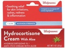 Walgreens Hydrokortison s Aloe Cream 1% Maximun Síla