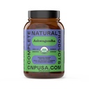 Organické Ashwagandha Kapsle - 100 Kapsle 500mg Čisté organické Ashwagandha Dodatek pro uklidňující podporu