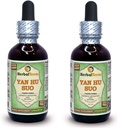 Yan Hu SUO (Corydalis Ambigua) Glycerite, Sušené Roots Alcohol- Free Liquid Extract (Značka: HerbalTerra, Proudly Made in USA) 2x2 fl.oz (2x60 ml)