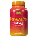 Resveratrol 1000mg podle Alfa Vitamins - Výkonný antioxidant, Pomáhá zabránit poškození buněk - Podporuje mozkovou funkci, kardiovaskulární zdraví, metabolismus, antiaging efekty - 60 Kapsle