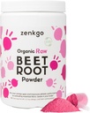 Organická řepa kořenová šťáva prášek, od syrové řepy extrakt, vysoce koncentrované a vyšší potence, přírodní nitrity a antioxidanty pro detox, energie, oběh, cvičení zotavení, denní Superfoods (12.7 Oz)