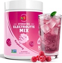 Electrolyte Powder - Malina Flavor 124; Sugar- Free Hydration Drink Mix s 6 Electrolytes for Energy, Relief & Recovery 124; Keto, Vegan, Fasting Friendly Fasting 124; Magnesium, Draslík 124; 90 Služeb