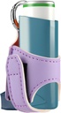 Beautyfiler Astma Inhaler Holder PU Kožené Cestování Handy Holder pro dospělé a děti, Inhaler Není součástí balení