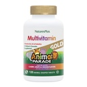 Natures Plus Animal Parade Gold Children 's Multivitamine - Assort Cherry, Orange & Grape Flavors - 120 Žvýkací Animal- Shaped Tablety - Vegetariánské, Gluten zdarma - 60 Služeb