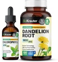 BIO KRAUTER Chlorofyl Tinktura 2 Fl. Oz. & Pampeliška 100 Kapsle