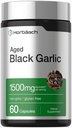 Horbäach Aged Česnek Extract Kapsle 1500mg CLAS124; 60 Počet CLAS124; Fermentovaný dodatek CLAS124; Non- GMO, gluten zdarma