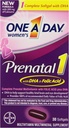 Jeden den žen Prenatal 1 Multivitamin, dodatek pro dříve, během a po těhotenství, včetně vitaminů A, C, D, E, B6, B12, a Omega-3 DHA, 30 Počet