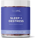 Temi Sleep + Destress, Melatonin Bedtime Support Gummy Vitamin