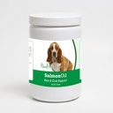 Zdravé plemeno Basset Hound losos olej měkké žvýkání 120 Počet