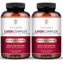 VITASEI Vyčištění jater Detox & opravy, Komplex jater W / Mléko Thistle Extract, Garcinia, Curcumin C3, Podpora bylinné dietní dodatek, Detox Formule pro ženy a muže, 60 kapsle (Balení 2)
