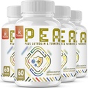1500 MG Palmitoylethanolamid s Luteolin 98% & Turmeric, vysoká absorpce, Mikronizovaný Pea dodatek pro handicap - USA Made - 240 Tablety