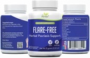 FlareFree Psoriasis Supplement - Bylinný vzorec pro zdraví a pohodlí pokožky - Přírodní podpora pro pokožku Wellness