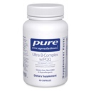 Čisté Enkapsulations Ultra B- Complex s PQQ IR 124; Vitamin B dodatek k podpoře nervů, buněk, methylace, a Mitochondrial zdraví * IR 124; 60 Kapsle