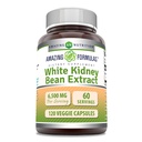Amazing Applicas White Kidney Bean Extract 6500 Mg CLANE124; Vegetarian Capsules CLANE124; Non- GMO CLANE124; gluten- Free CLANE124; Made in USA (1 balení 124; 120 Počet balení)