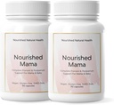 Nourshed Mama Prenatal Multi Vitamin - Vegan Multivitamin pro precepci, těhotenství, poporodní a kojení Podpora - Iron- Free s methylovaný folát & vysoká dávka Cholin - 180 Kapsle