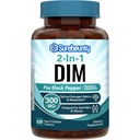 DIM doplněk 300mg pro ženy a muže, Estrogen Balance & Metabolismus, Hormon Balance, Menopauza Podpora, Energetická údržba, Vysoká absorpce s Black Pepper Extract, 120 Caps