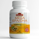 Mega EPA / DHA, Premium Quality 60 softgels, Rybí olej dodatek s EPA & DHA - Promotes Heart & Brain Health - Non- GMO - 60 Služeb
