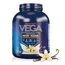 Vega Sport Vegan Protein Powder + Recovery - 30g Plant Based Protein per Serving, Vanilla, 45 Servings, 5g BCAA, Probiotika, NSF Certified, For Shakes & Smoothies, 4.1lbs (Balení květen Vary)