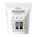 Proteinový prášek vyrobený se 100% trávou Fed, nedenaturovaná syrovátka 124; čtyři různé zdroje bílkovin z organických složek potravin 124; 12 Služeb 124; 22g protein (12 Služeb, vzorek Variety Pack)