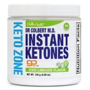 Divine Health Dr. Colbert MD Instant Ketones Powder 124; Limeade Flavor Doporučeno v Keto Zone Diet Book 124; GOBHB OF 124; Exogenous BHB Ketone Salts 124; 4.59oz