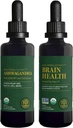Global Healing Center Ashwagandha & Brain Health Kit - Ashwagandha Complex, Podporuje Mood, Funkce