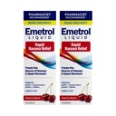 Emetrol Non- Drowsy Liquid Neusea Relief - Upset Stomach Medicine - Pharmaceutical Doporučené Nausea Relief - Cherry Flavor - 4fl oz, 2 Pack
