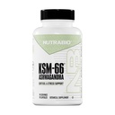 NutraBio Ashwagandha KSM-66 PHARD 124; Ashwaganda Herbal Supplement for Stress, Mood, & Performance PHARD 124; 600 MG of Clinicky Studied KSM66 90 Kapsle