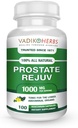 Certified Organic Vadik Herbs Prostate Rejuv Bylinné dietní dodatek 124; Promotes Zdravé zdraví prostaty a snižuje související příznaky, Podporuje normální fungování prostaty (1 Pack)