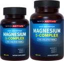 60ct + 120ct - MyoActivo 5- in-1 komplex hořčíku - vysoká absorpce - Chelatovaný hořčík