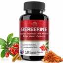 Berberine Supplement 19,060mg, Berberine with Ceylon Cinnamon, Bitter Melon, Milk Thistle, Berberine HCl Supplement (120 Kapsle)