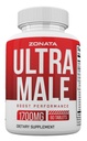 Ultra mužské pilulky, Power Ultra mužský dodatek Advanced Formule, 60 Počet