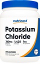 Nutricost chlorid draselný prášek 1kg - gluten zdarma, non-GMO