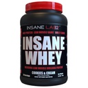 Šílený Labz šílený syrovátka, 100% budování svalů syrovátkový protein, BCAA Amino profil, Mass Gainer, strava náhrada (Cookies & Cream, 30 Služebnictví)