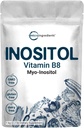 Micro Ingredients Myo- Inositol Powder, 2.2lb (1666 Servings) CLAS124; Inositol dodatek pro ženy CLAS124; Podporuje hormonální rovnováhu a ovariální zdraví CLAS124; Non- GMO, Vegan, Filler- Free
