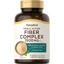 Piping Rock Fiber Complex Dodatek 124; 1500mg PHARMAD 124; 120 kapsle 124; Triple Action Pills PHARMAL 124; s Psyllium, Oat Bran, a Apple Pectin 124; Non- GMO, gluten zdarma