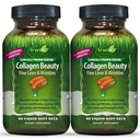 Irwin Naturals Kolagen Beauty - 80 Liquid Soft- Gels - Pokročilá kůže, vlasy a nehty Nourrishment - 2 balení