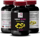 Ginkgo biloba dodatek - Ginkgo BILOBA Extract - Přírodní antioxidant Extract, Herbal antioxidant Podpora, Ginkgo biloba výhody, Botanický extrakt dodatek, Plant- based antioxidant 1 Bot 60 Caps