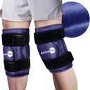 XXL Ice Pack Wrap around whole Knee After Chirurgie, Reuse Gel Large Ice Pack for Knee Injuries, Pain Relief, Otok, Kolenní chirurgie, Sportovní zranění, 2 Pack Blue