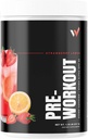 Peak Performance Best Pre Workout Powder: Energizing Blend with l theanin, Beta- Alanin, Betaine Bezvodý, Alpha GPC & B-Vitamins - Sugar- Free for men & Women - Jahodový Lemon Flavor