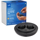 Medline Bluetooth Dobíjecí OTC naslouchací pomůcky, in- The- Uch, 4 Environmental Settings, Water Resistant, Nastavitelný objem, Mírné až střední ztráty sluchu, Snížení hluku, Sluchací pomůcky Earbud
