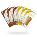 Chike High Protein Iced Coffee Přirozeně slazené Sampler Pack, 20 G Protein, 2 Střely Espresso, Non-GMO, Keto Friendly a gluten zdarma, 6 Single Serve Packets