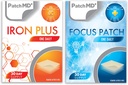 Iron Plus & Focus Topical Patch Bundle - 30 dní dodávky