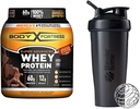 Tělesná pevnost Super Pokročilý syrovátkový prášek, čokoláda (1,78 lbs) a BlenderBottle Classic Shaker Lahev (28 oz), černá
