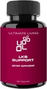 Celková podpora jater Ledviny, čištění a detox - chrání buňky - Redoxní duplikovaný antioxidant - 60 Kapsle.