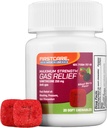 FirstCare ® Gas Relief Soft Chewables - Fast Relief of Bloating, Excess Pressure, Fullness, and Gas Discomfort CLAS124; Simethicone 250 mg CLAS124; Anti- Gas Chewable Medicine (20 Count)