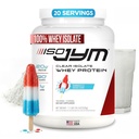JYM dodatek Věda Iso JYM Bombsicle, 90 Calories, 100% syrovátkový protein izolát, nula tuk, nula cukry, mixy jasné, pro ženy a muže, 20 Služeb