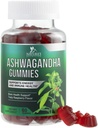 Ashwagandha Gummies 30: 1 Extract from 3000mg - Vegan, Plant based, Non-GMO, Gluten- Free & Gelatin Free, Ashwagandha dodatek pro ženy a muže, přírodní klid, relaxace, a imunitní podpora, 60 Gummies