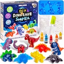 Original Stationery Dinosaur Soap Making Kit for Kids, DIY Soap Kit with Dino Shaped Trays, Soap Base, Ink Barvy a vůně, Zábava Vzdělávací vědy Kity pro chlapce a dívky, Kreativní děti Hračky