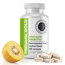 Střevní pevnost PREbiotic Gold: Kiwifruit Fiber, Butyrate & Prebiotic Obnovit dodatek k podpoře Gut, imunitní a stravitelné podpory, Anti- Floating & Leaky Gut opravy, Dairy- Free Kapsle